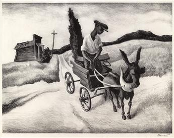 THOMAS HART BENTON Lonesome Road.